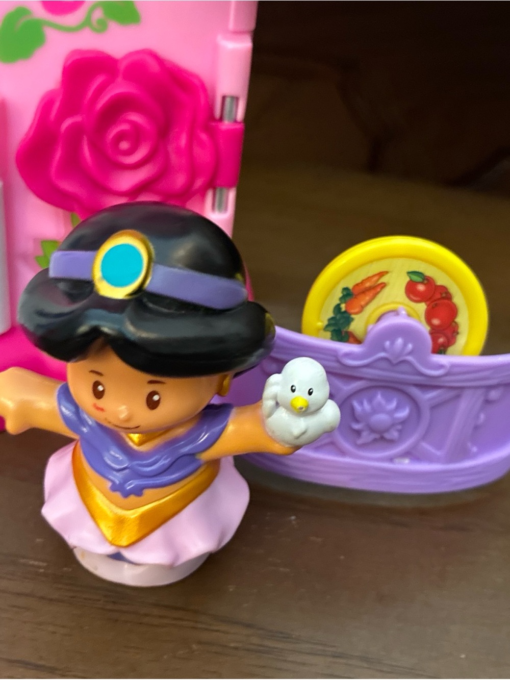 Little People Disney Princess Castle Ariel Cinderella Jasmine Play & Go Set - Picture 6 of 12